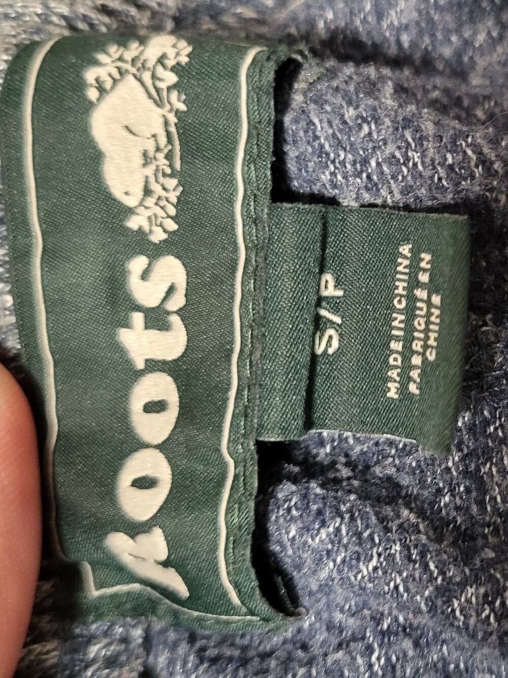 Roots Organic Original Cooper Beaver Sweatpants - Salt & Pepper / S - Picture 5 of 9